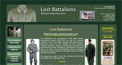 Desktop Screenshot of lostbattalions.com